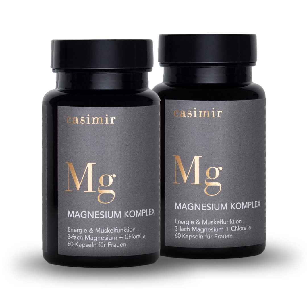SET 2x MAGNESIUM KOMPLEX 3-FACH FÜR FRAUEN