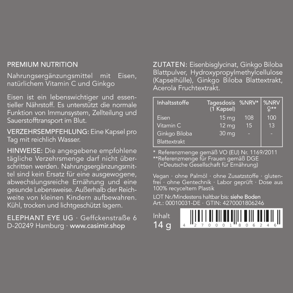 SET 2x EISEN + VITAMIN C FÜR FRAUEN