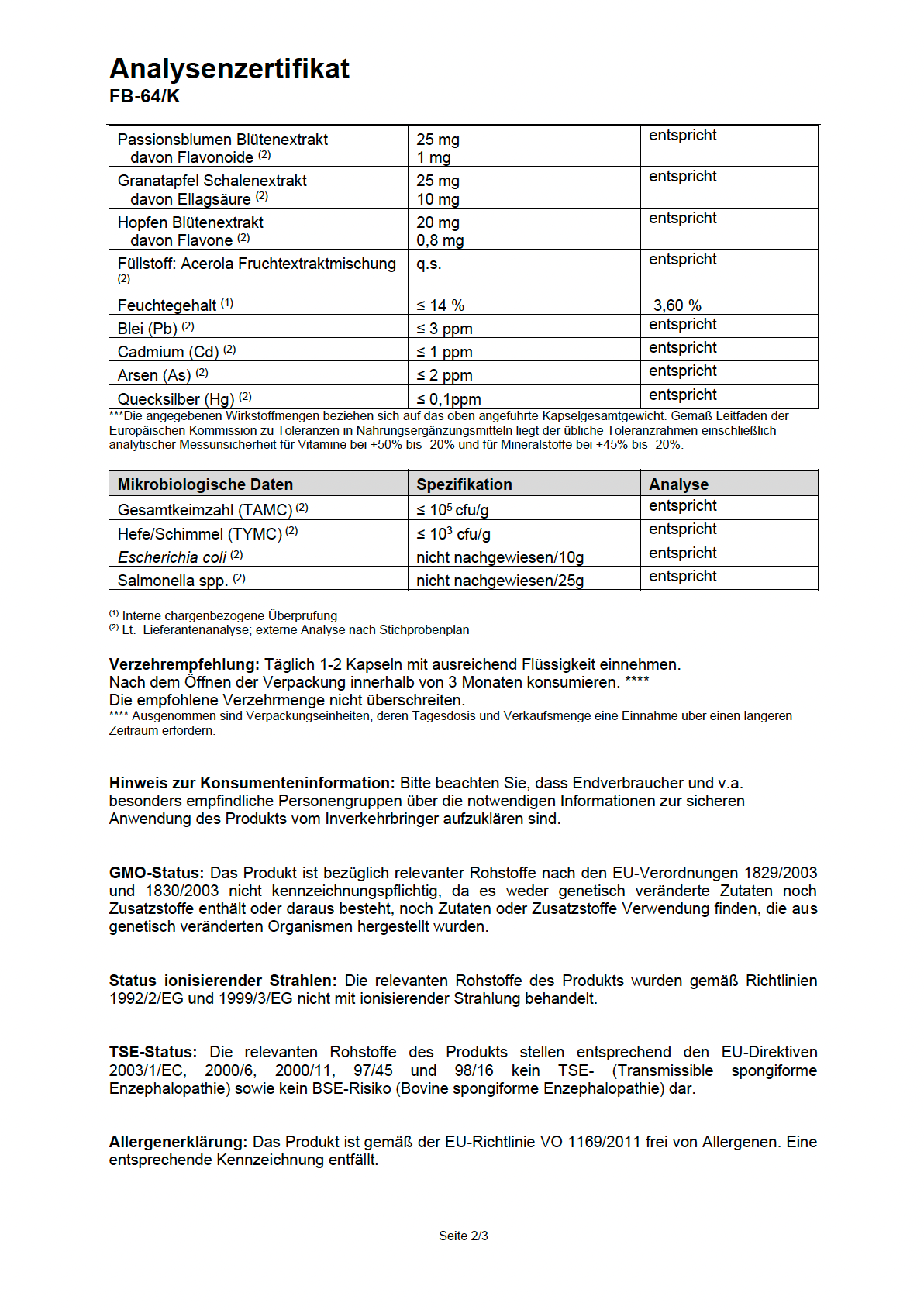 MENO KOMPLEX PHYTOÖSTROGENE