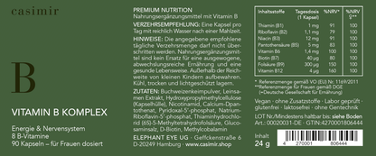 VITAMIN B COMPLEX (METHYLATED) FOR WOMEN