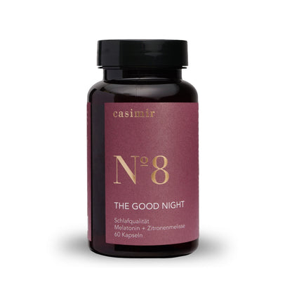 The Good Night, Melatonin 1 mg und Zitronenmelisse, für Schlafqualität