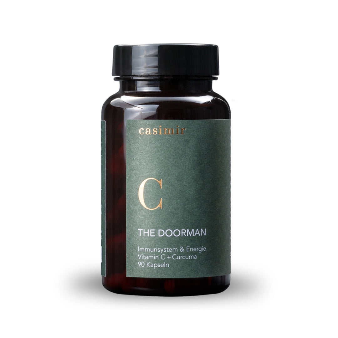 The Doorman, natürliches Vitamin C und Curcuma, für das Immunsystem und Energie