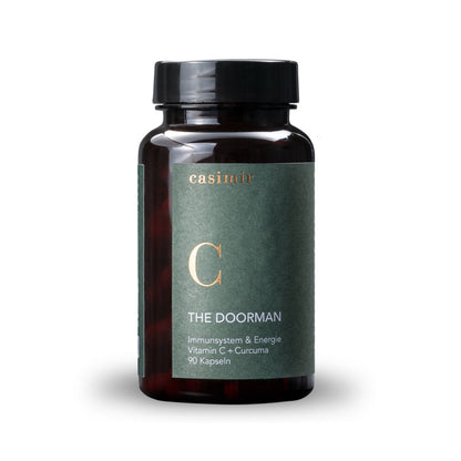 The Doorman, natürliches Vitamin C und Curcuma, für das Immunsystem und Energie