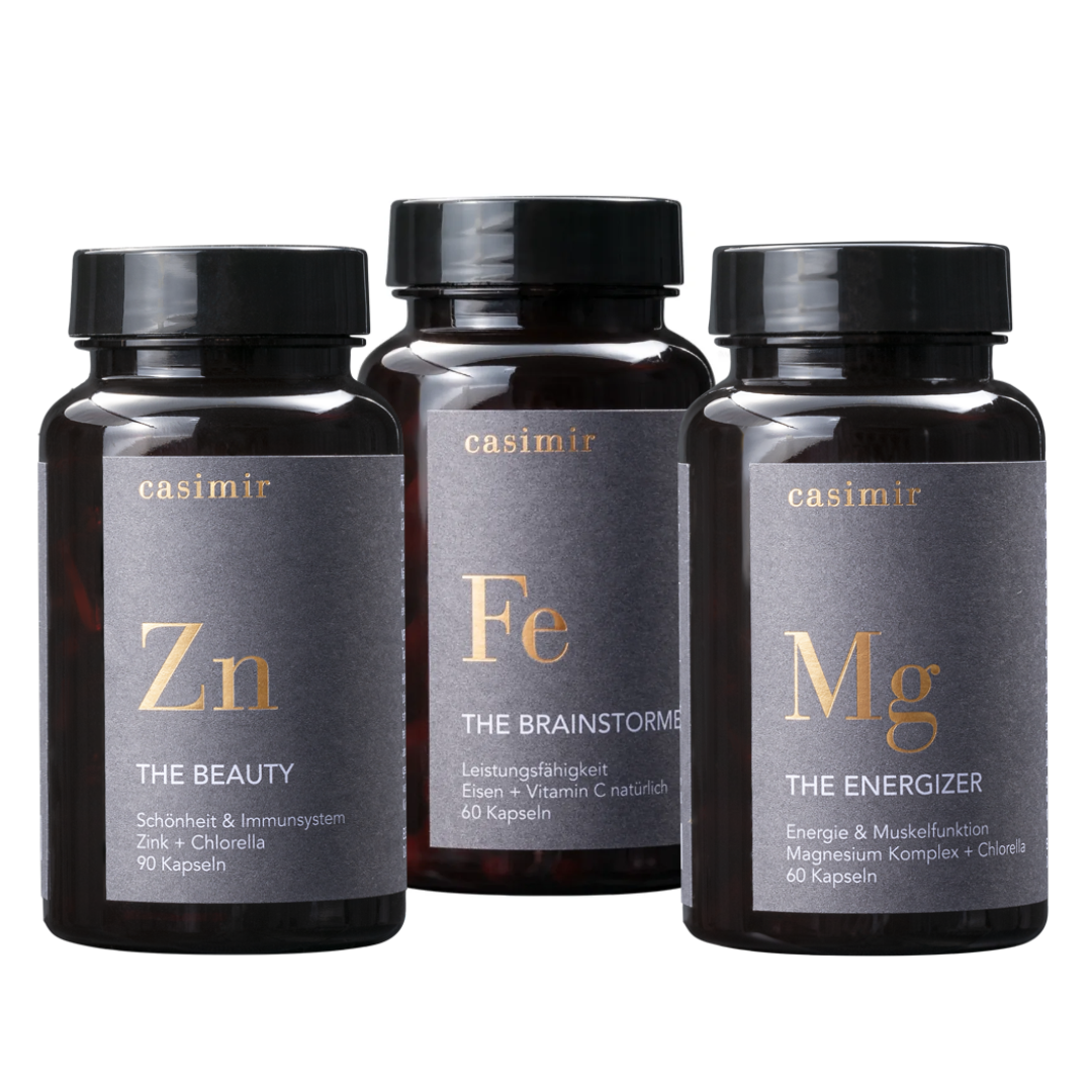 MINERALIEN SET | MAGNESIUM &amp; ZINK &amp; EISEN