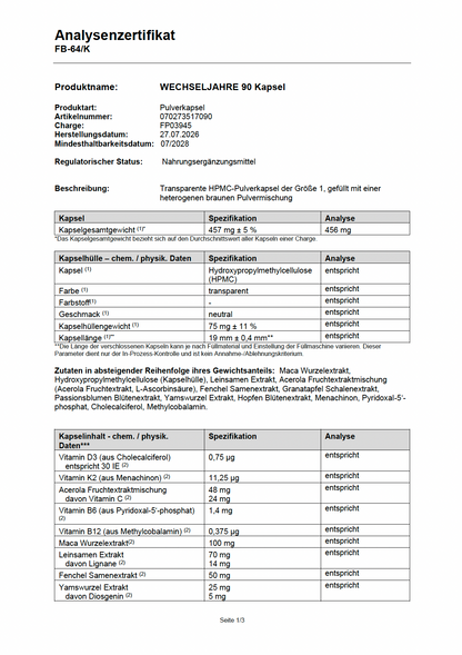 MENO KOMPLEX PHYTOÖSTROGENE