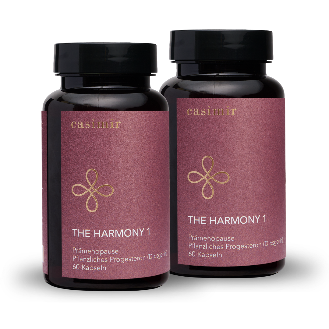The Harmony 1 mit pflanzlichem Progesteron (Diosgenin) für Frauen in den Wechseljahren