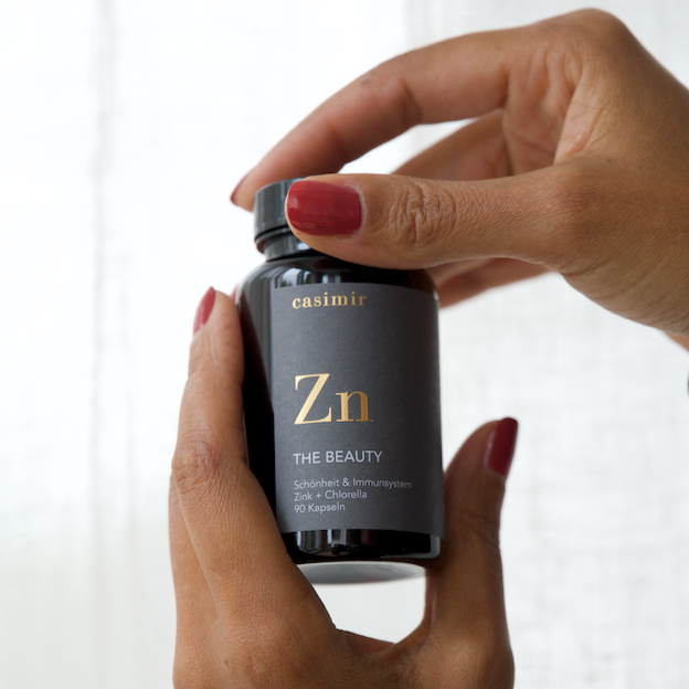 Zink Kapseln, The Beauty, casimir Supplements, in Kombination mit Chlorella
