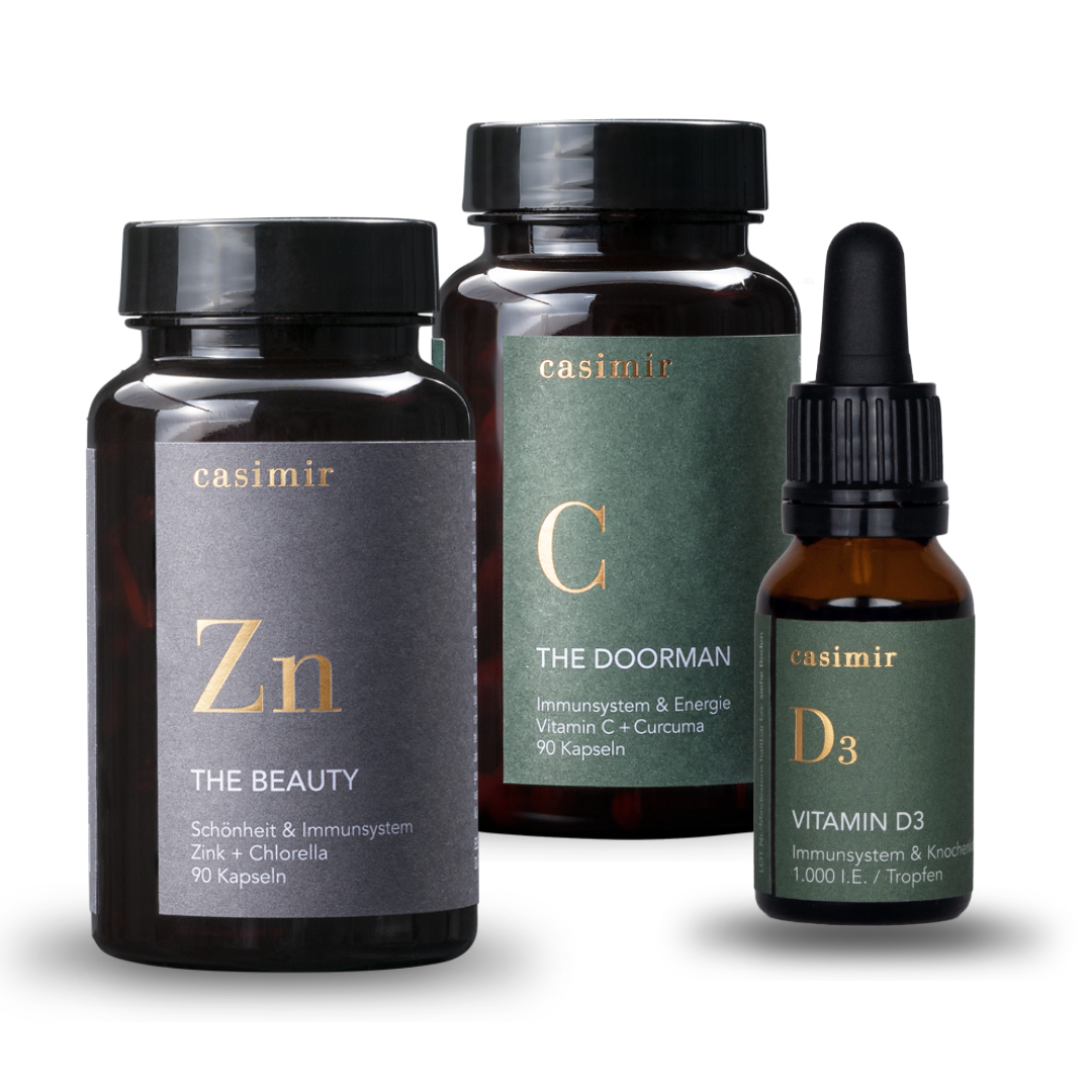 IMMUNITY SET VITAMIN C, D3 &amp; ZINC